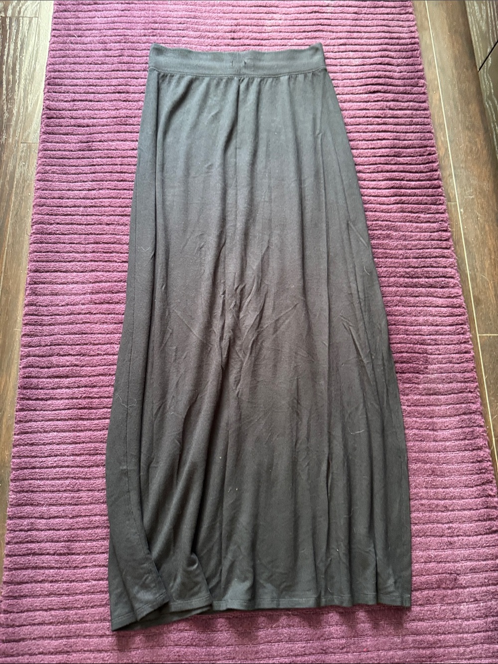 Classic Black Women's Maxi Skirt - Timeless Everyday Staple